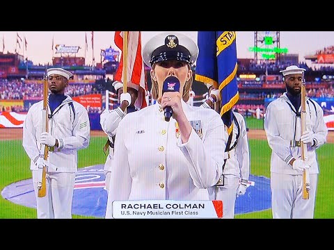 RACHAEL COLMAN: NATIONAL ANTHEM: MLB HOME RUN DERBY 2026: MONDAY, JULY 13, 2026