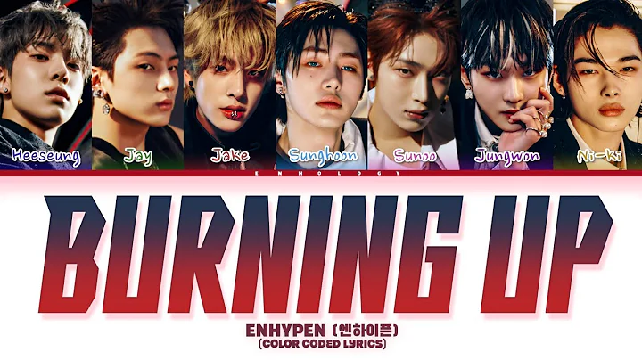 [AI COVER] How Would ENHYPEN Sing "BURNING UP" By MEOVV | Color Coded Lyrics 