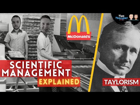 Vídeo: Què va animar Frederick W Taylor?