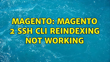 Magento: Magento 2 SSH CLI reindexing not working