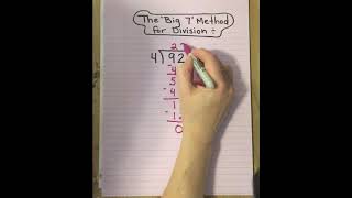 The Big 7 Method for Division