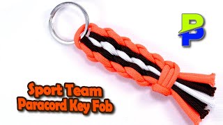 How To Make a Sports Team Paracord Key Fob  - BoredParacord.com