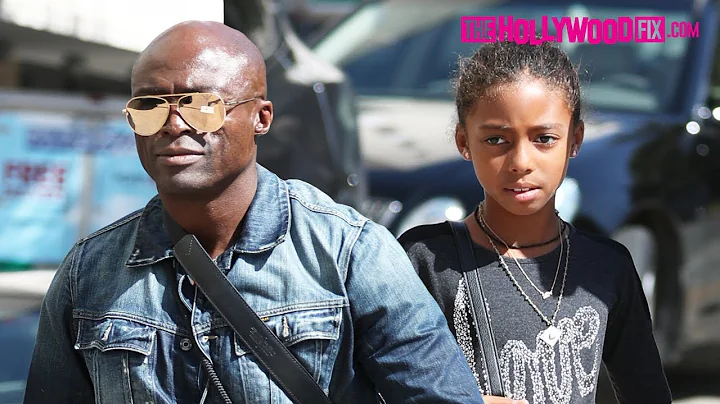 Seal Takes His Daughter Lou Samuel Out Shopping Fo...