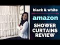 Black and White Amazon Shower Curtains Review 🖤