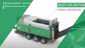 Komptech Terminator xtron: Flexible shredder for many applications