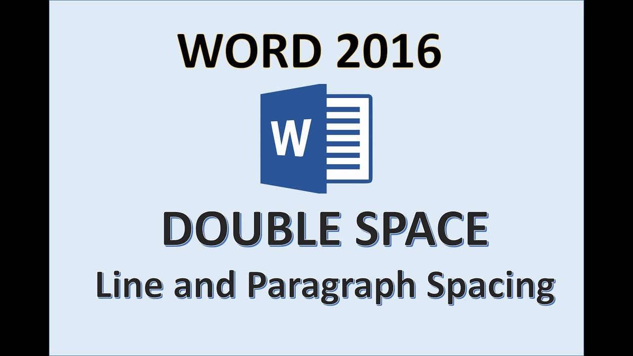 Word 16 Double Space How To Put Double Line Spacing On Microsoft Paragraph In Ms Office 365 Youtube