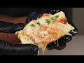 CHEESY SHRIMP STUFFED GARLIC BREAD RECIPE