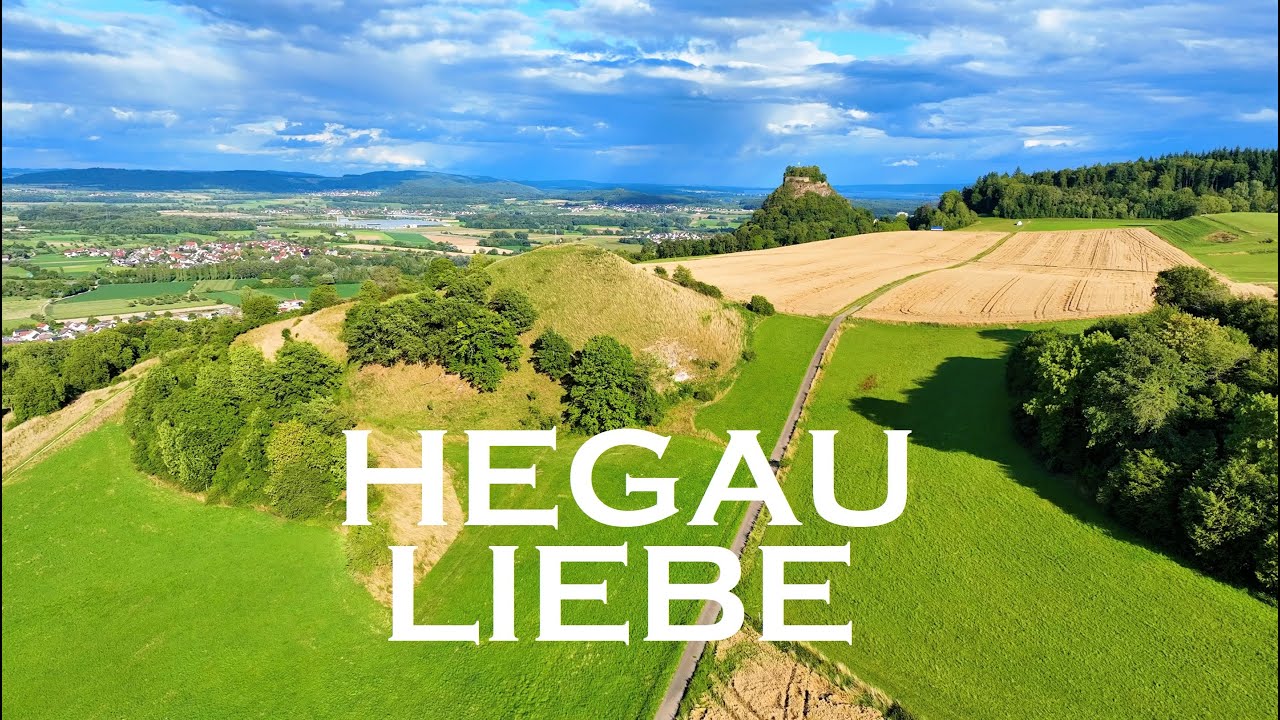 Erlebe den Hegau und seine Vulkanberge von oben - 4K