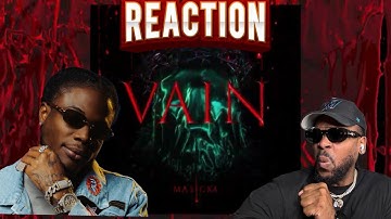 Masicka   Vain Official Audio REACTION