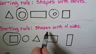 Grade 1 Math 12.1, Sort two-dimensional shapes