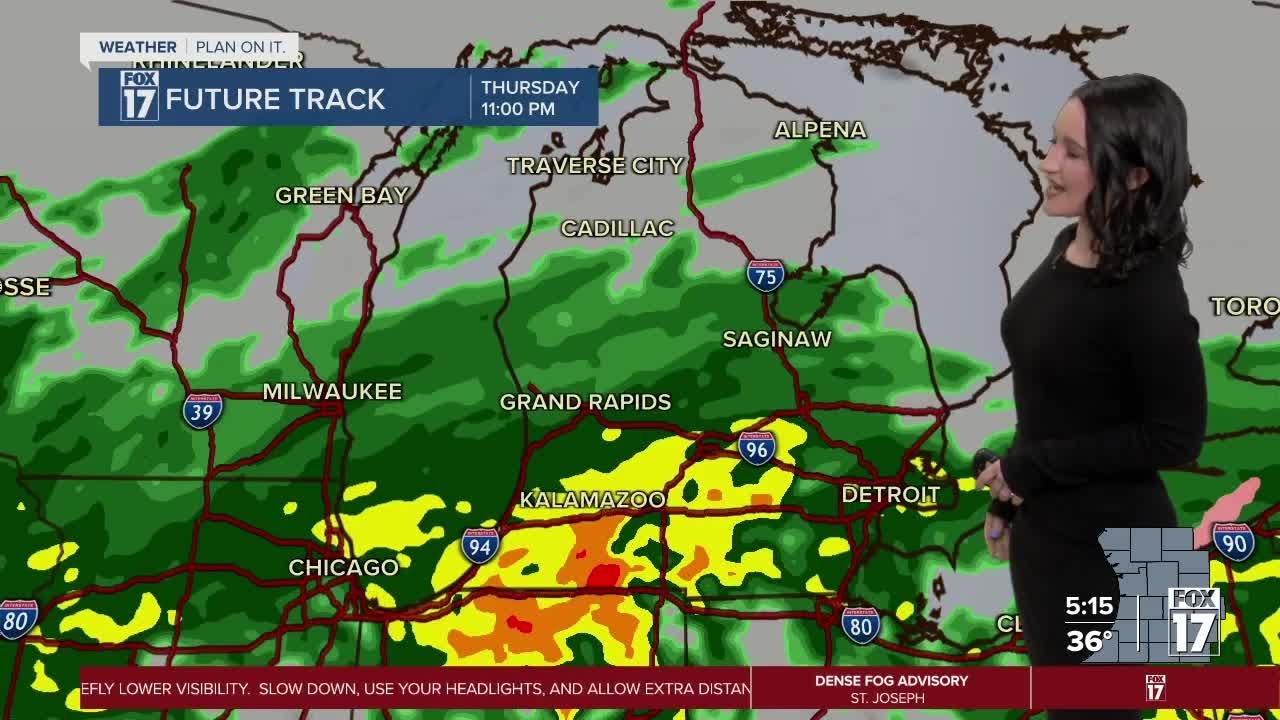Widespread rain Thursday night into Friday - YouTube