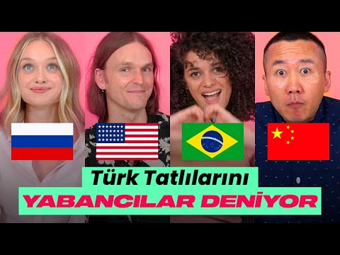 Yabancılar Geleneksel Türk Tatlılarını Deniyor! - En Çok Hangi Tatlımızı Beğendiler?