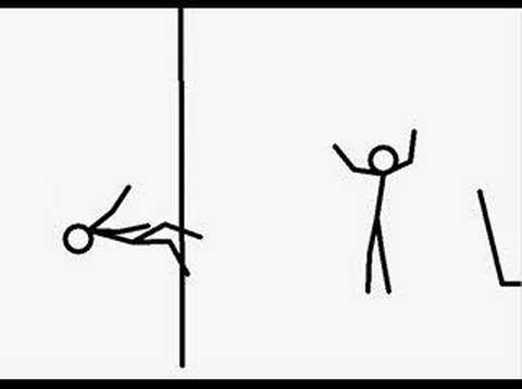 Pivot Stick Figure -My First-  FUNNY!