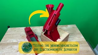 Testingreview Of Miningmagnets.com Dry Electromagnetic Separator For Gold Prospecting