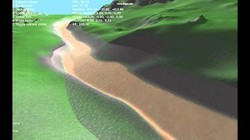 openGL water rendering test