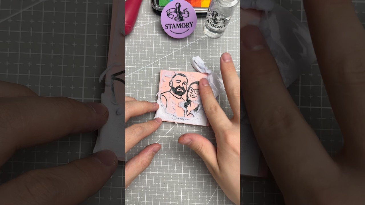 2025’s Best Rubber Stamp Transfer Method #customstamp #diy #rubberstamp #stampart #diystamp #art