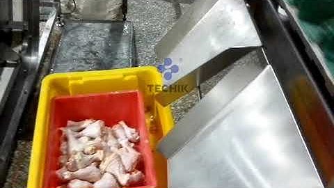 Techik Multi tray Weight Sorting Machine---Chicken leg