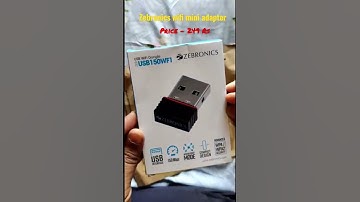 Zebronics wifi mini adapter from Amazon #shortvideo #shorts #viralvideo #viral #youtubeshorts