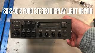 80’s-90’s Ford Stereo Display Light Repair by Fixity Fix 2,952 views 2 years ago 1 minute, 41 seconds