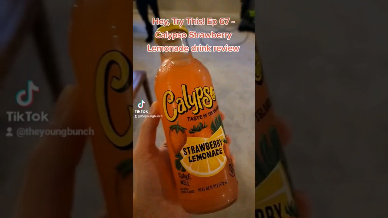 Hey, Try This! Ep. 67 Calypso Strawberry Lemonade drink review shorts review lemonade YouTube