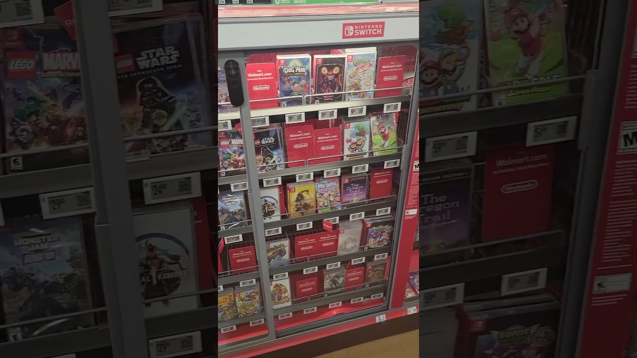 Игры для Nintendo Switch 1 и 2 появятся в магазинах Walmart в январе 2026 года.