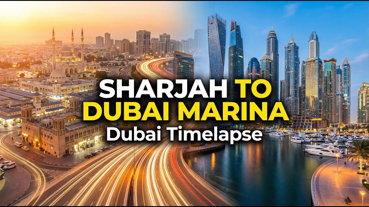 Sharjah to Dubai Marina