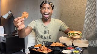 Trying Chick-Fil-A CHICKEN WINGS And BURGERS !!