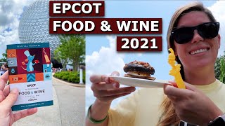 Trying NEW Food at Epcot's Food & Wine Festival | All NEW Merchandise