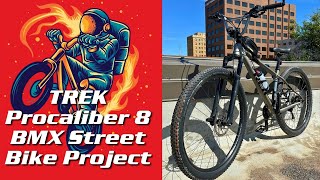 BMX Bars On My Trek Pro Caliber 8. WOW!