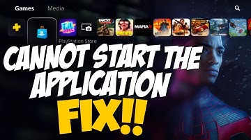 How To Fix Cannot Start The Application or Game on PS5 | Cannot Start The Application Fix
