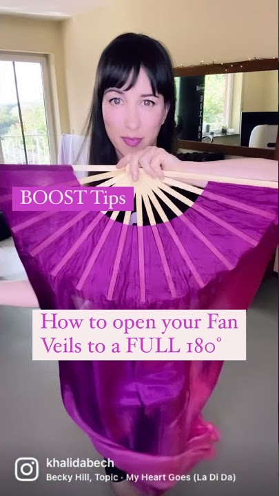 Tips Genggaman Kerudung Kipas! Cara Membuka Kipas Anda 180 Derajat - Khalida BOOST Belly Dance Online