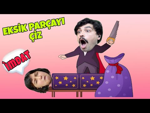 EKSİK PARÇALARI ÇİZ OYUNU KAZAN BÖLÜM 2 😄 Draw Funny Story