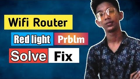wifi router red light problem fix | wifi লাল দাগ  সমাধান |  red light problem solve | tp link |