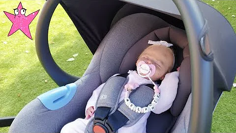 Rutina de maana y paseo de mi beb reborn Melanie R...