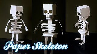 How To Make Paper Skeleton - Diy Paper Craft For Kids