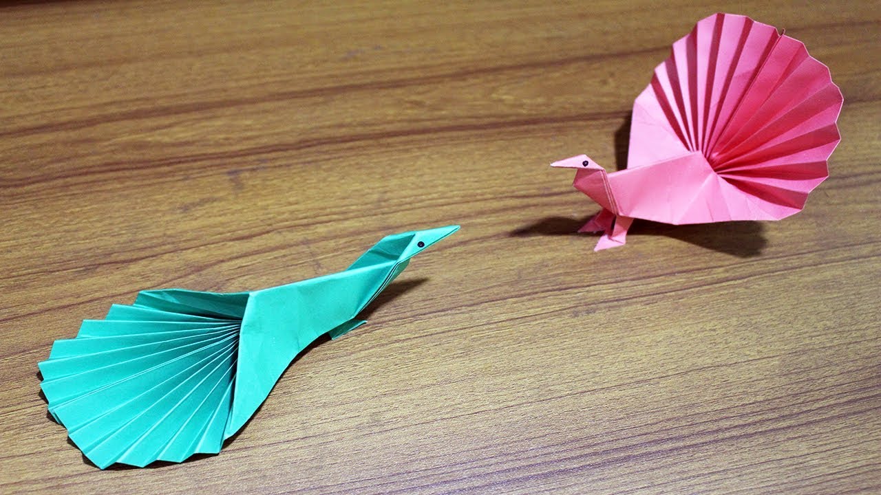 Ideaholic How To Make A Paper Peacock YouTube ideaholic-how-to-make-a-paper-peacock-youtube