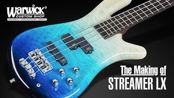 MAKING OF - Warwick Streamer LX Bass - Angel Step Maple Top -  Special Burst #16-3221
