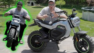 EGO 56v Electric Mini Bike - IT'S COMPLETELY SILENT !