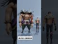 Kaido Height Comparison | One piece