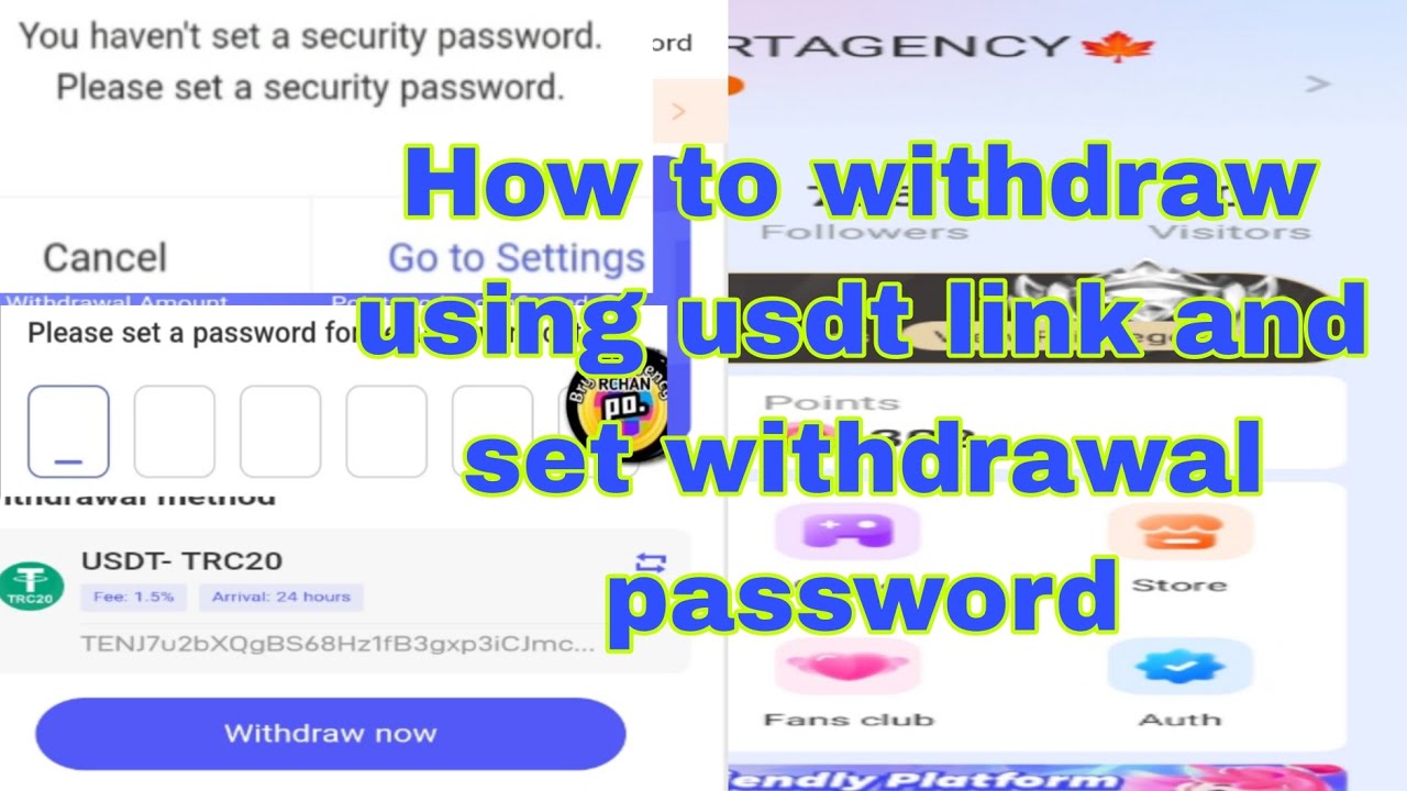 How To Use Usdt Link To Withdraw And Set Withdrawal Password YouTube how-to-use-usdt-link-to-withdraw-and-set-withdrawal-password-youtube