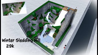 Bloxburg Winter Sledding Hill (29k)