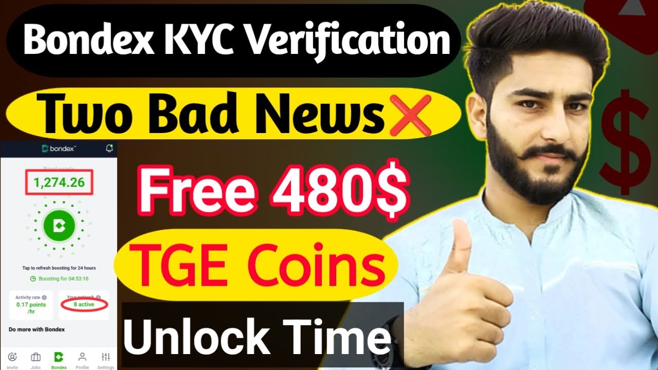 Bondex mining app new update | Bondex KYC Verification | Bondex TGE Unlock time | Bondex Withdraw