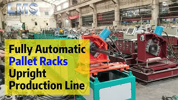 Pallet Rack Upright Roll Forming Machine| Shelving and Racking Production Line| Metal Shelving