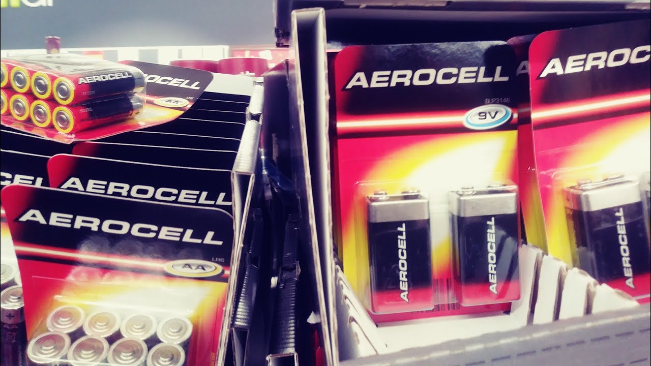 Bewijzen Vernederen Werkwijze Lidl Aerocell batteries - YouTube