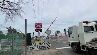 Maidstone St Level Crossing Altona 2025 UNDER CONSTRUCTION