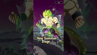 Broly Summon Animation on GT Summon Stage Edit!! #dragonballlegends #shorts