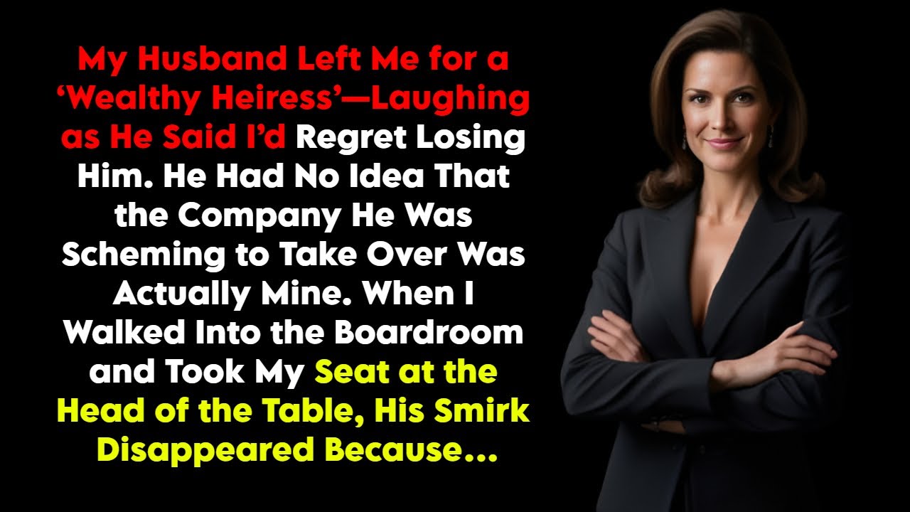 Husband Left Me for a Rich Woman—Then Found Out I Controlled Her Fortune