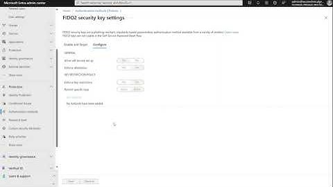 Changes to FIDO2 authentication methods (Entra ID)