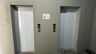 FUJI YIDA Express Traction Elevator at Plaza KURO in Monterrey, Mexico.