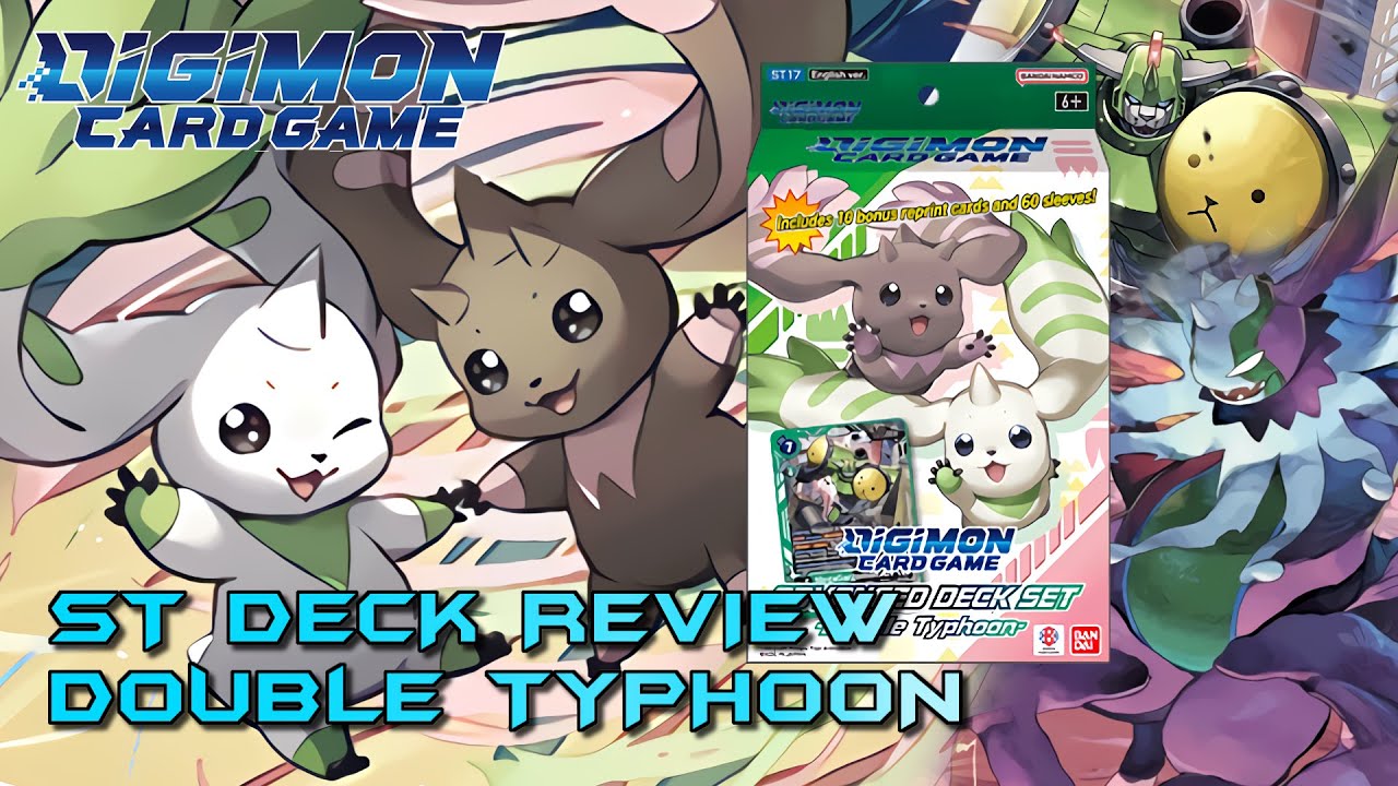 digimon card game double typhoon Double Typhoon (Spring Break Event 2024) - Starter Deck 17: Double Typhoon Advanced Deck Set